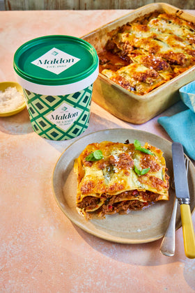 Maldon pyramid-shaped flakes deliver distinctive texture in recipes.