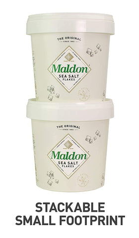 Maldon Salt two-pack front view, convenient gourmet staple.