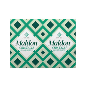 Maldon Sea Salt Flakes 125g two-pack for cooking and finishing.