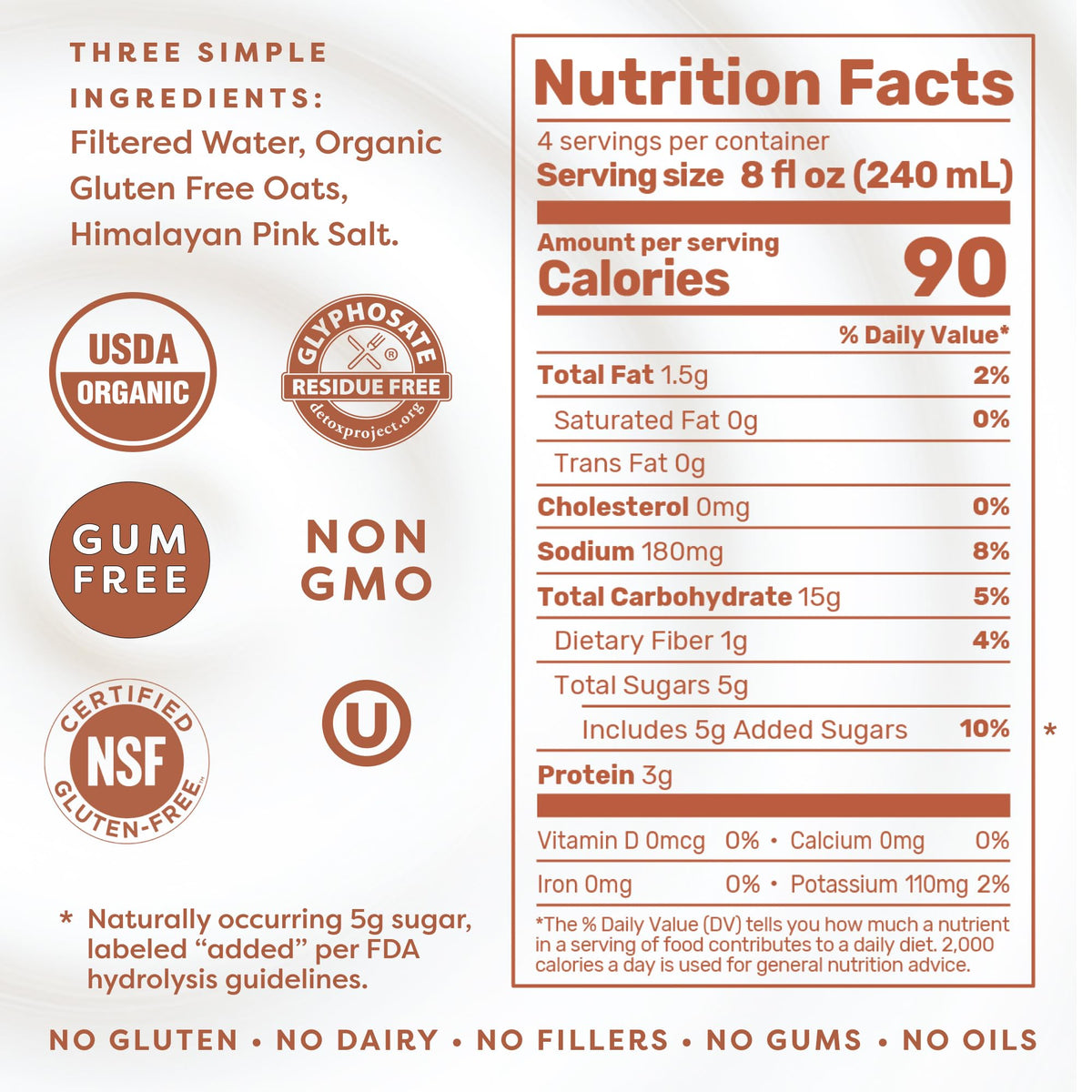 MALK Oat Milk on pantry display ready for everyday dairy-free use.