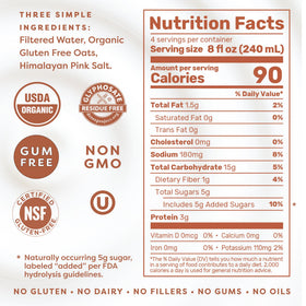 MALK Oat Milk on pantry display ready for everyday dairy-free use.