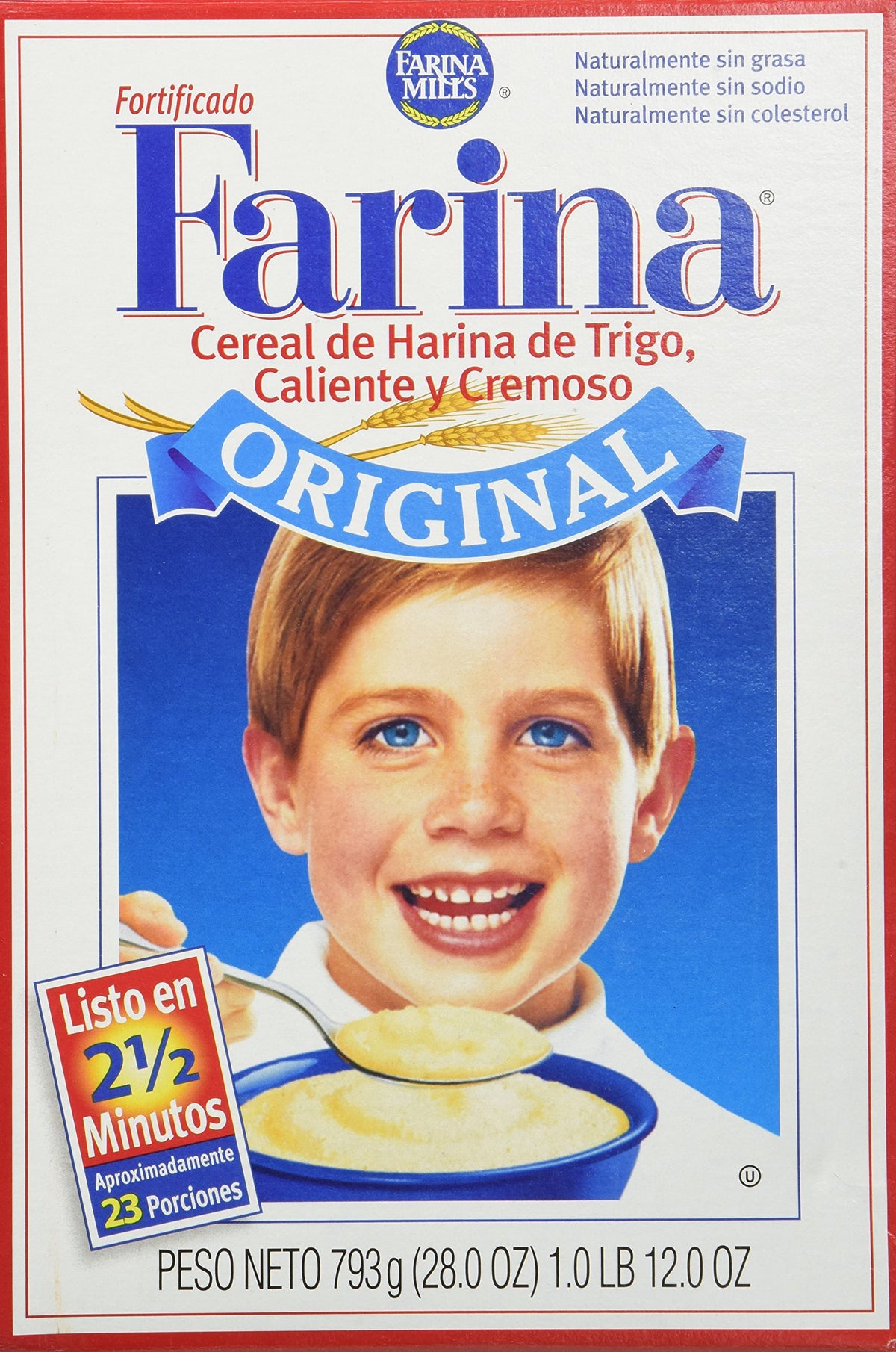 Malt-O-Meal Farina Mills creamy hot wheat cereal served in a bowl for cozy mornings.