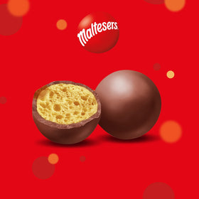 Maltesers inside visible through pouch for quick indulgence.