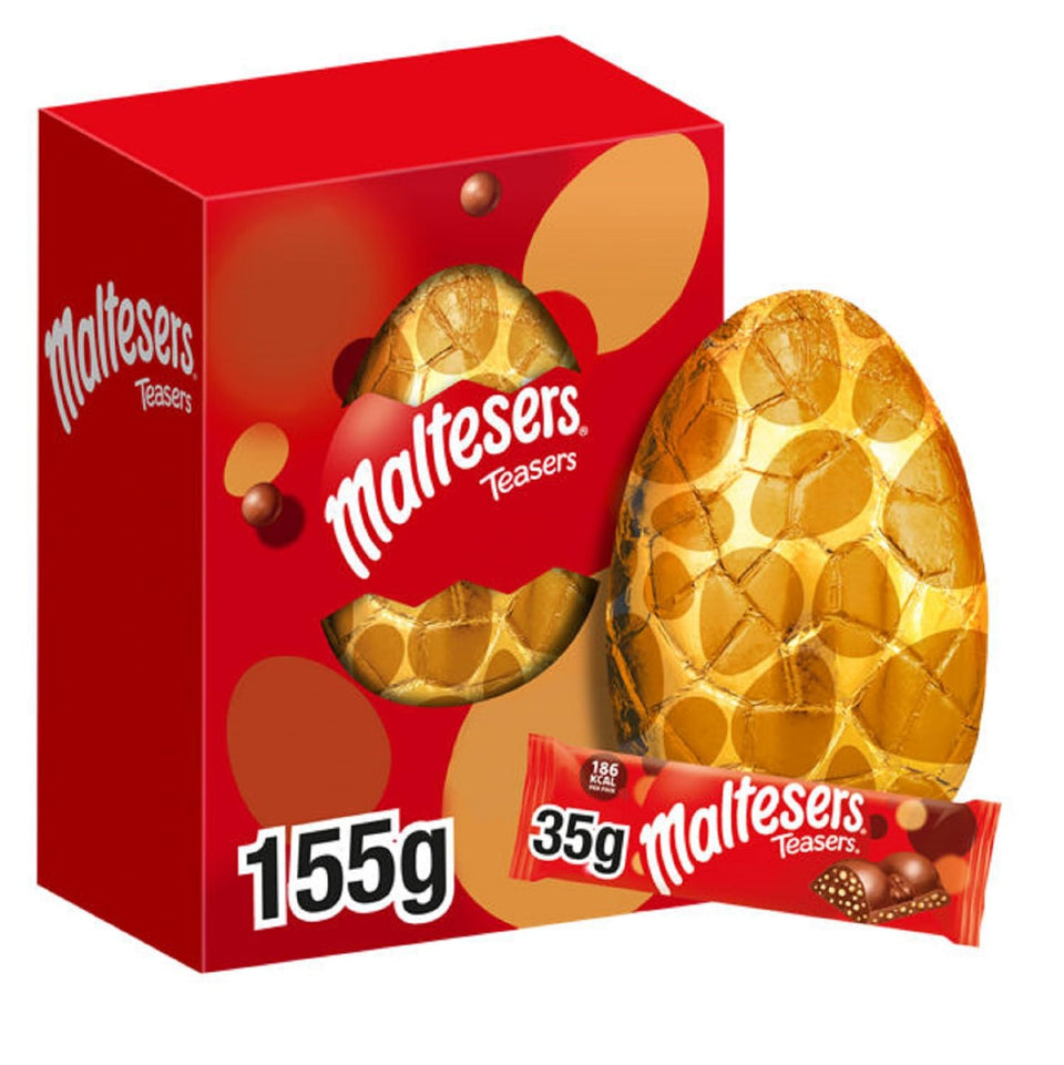 Maltesers Teasers Large Egg pack shot, ideal for gifting this Easter