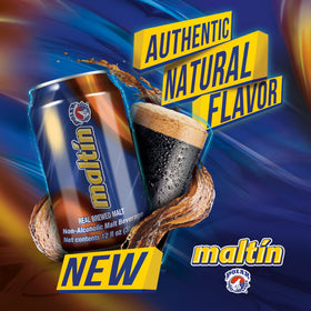 Maltin Polar ingredients highlight natural sweetness from cane sugar.