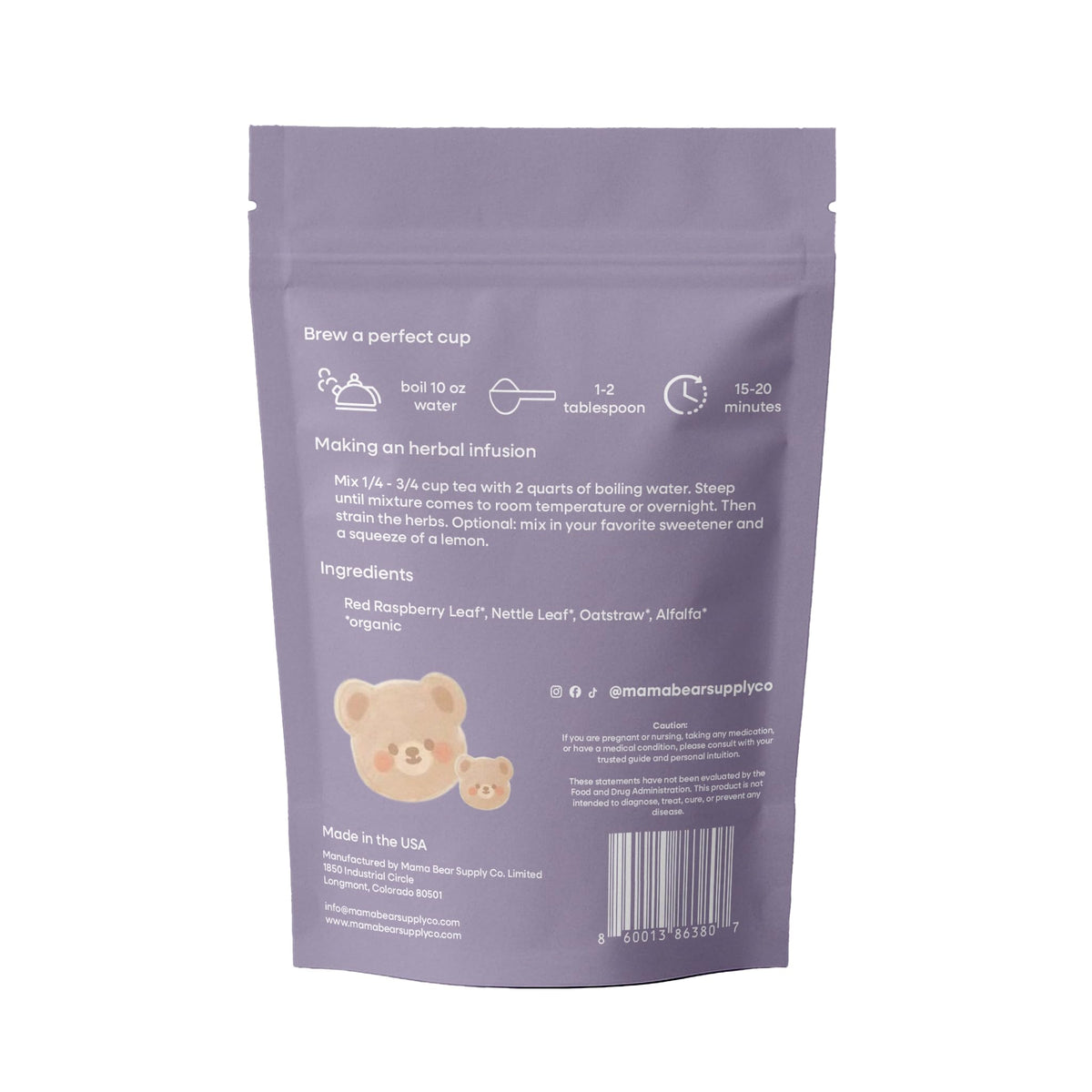 Nora Nourish loose-leaf tea in a cup for a calming moment.