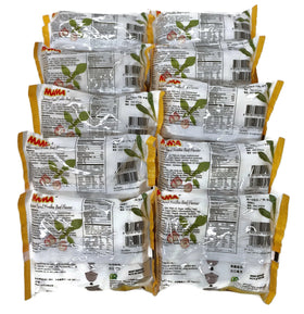MAMA Instant Chand Noodle Soup beef bowl steaming, ideal for easy dinners.