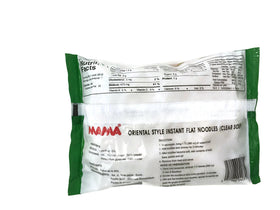 MAMA instant flat noodle soup ready-to-serve, clear broth in minutes.