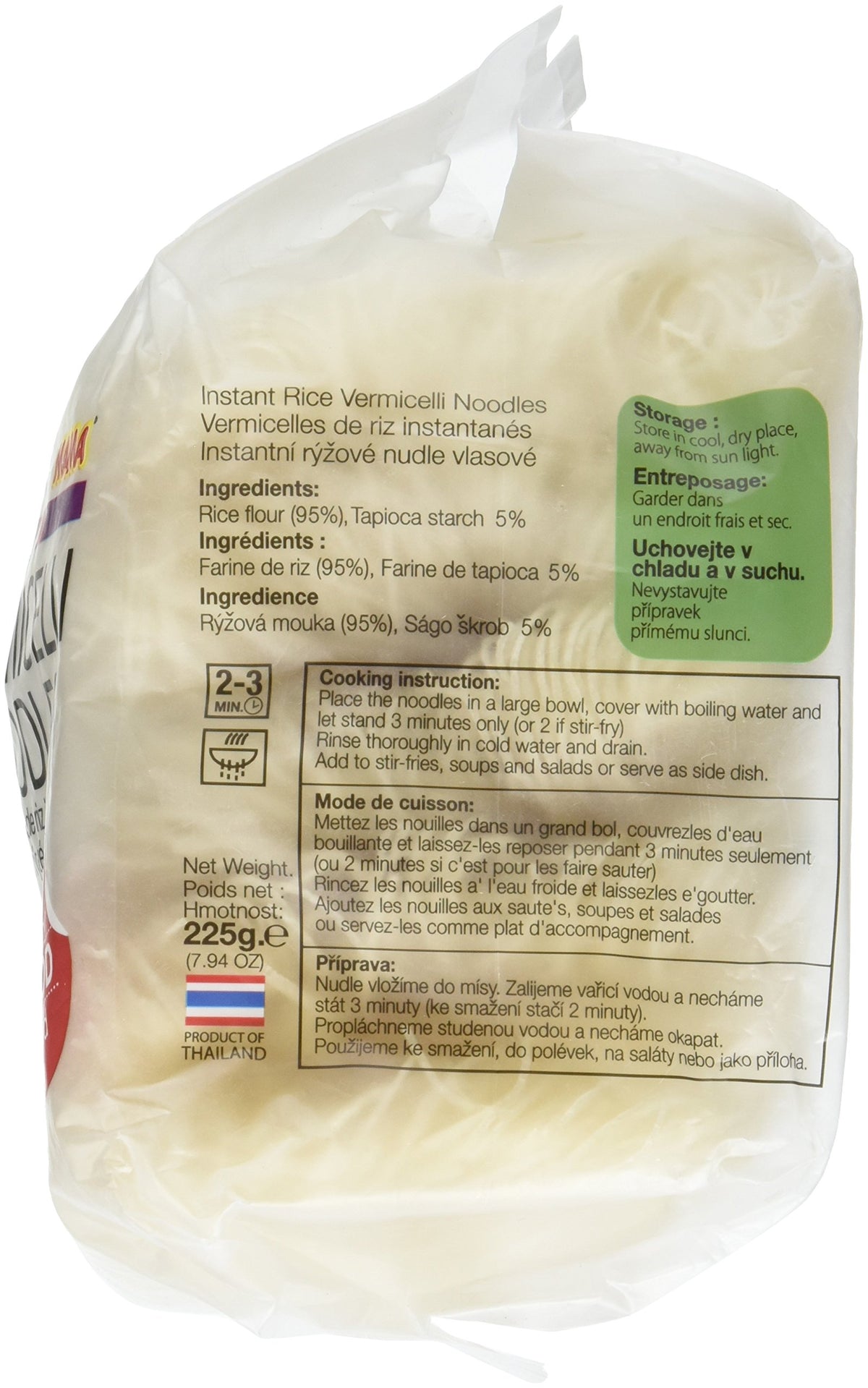 MAMA Instant Rice Vermicelli Noodles 3-pack ready to cook for busy weeknights.