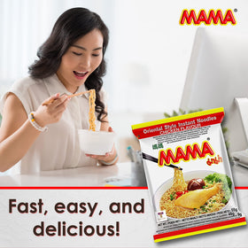 MAMA Noodles Chicken Soup Base offers rich broth for home meals.
