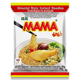 MAMA Noodles Chicken Spicy Cup shows bold flavor for a quick meal.