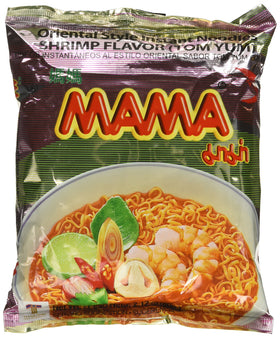 MAMA Shrimp Tom Yum cup noodles ready in minutes with bold flavor