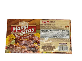 Family-friendly skewers marinated with Mama Sita's Barbecue Marinade for flavorful bites.