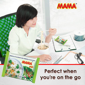MAMA Thai flavors instant noodles ready in minutes for a fast meal.