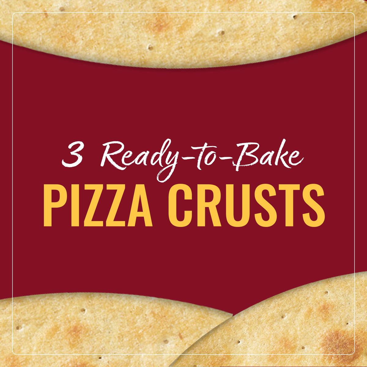 Mama Mary's crust close-up showing kosher status and lower sodium.