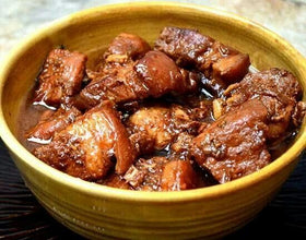 Mama Sita's Adobo sauce mix in a stir-fry with seafood for a glossy finish.