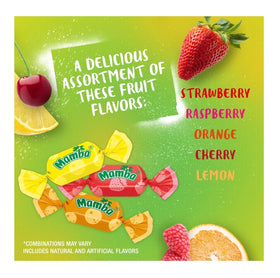 Mamba Fruit Chews strawberry flavor with fruity brightness