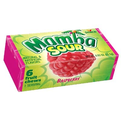 Mamba Sour Fruit Chews on-the-go handy for travel and quick treats.