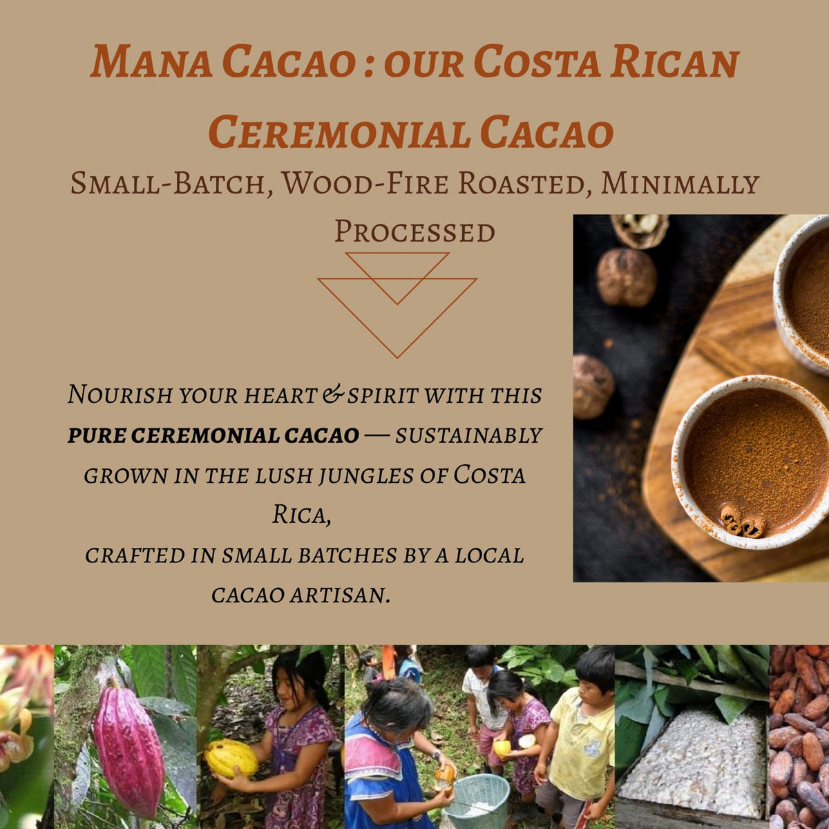 Mana Cacao small-batch Costa Rica farm emphasizes ethical sourcing.