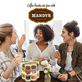 Mandy's Cookie Thins pair well with coffee or tea for a light indulgence.