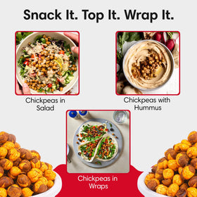 maniarrs chickpeas serving bowl with a crunchy, flavorful bite