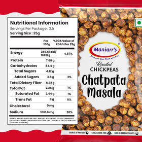 maniarrs chickpeas snack pack easy-open for convenient snacking