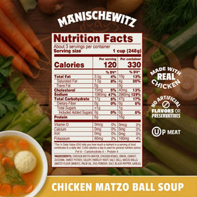 Manischewitz Chicken Matzo Ball Soup matzo balls showcase fluffy comfort perfect for a cozy meal.