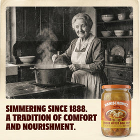 Manischewitz ready-to-serve meal option for busy days.