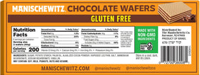 Manischewitz gluten free chocolate wafers 3-pack pack shot, ideal Passover treat.