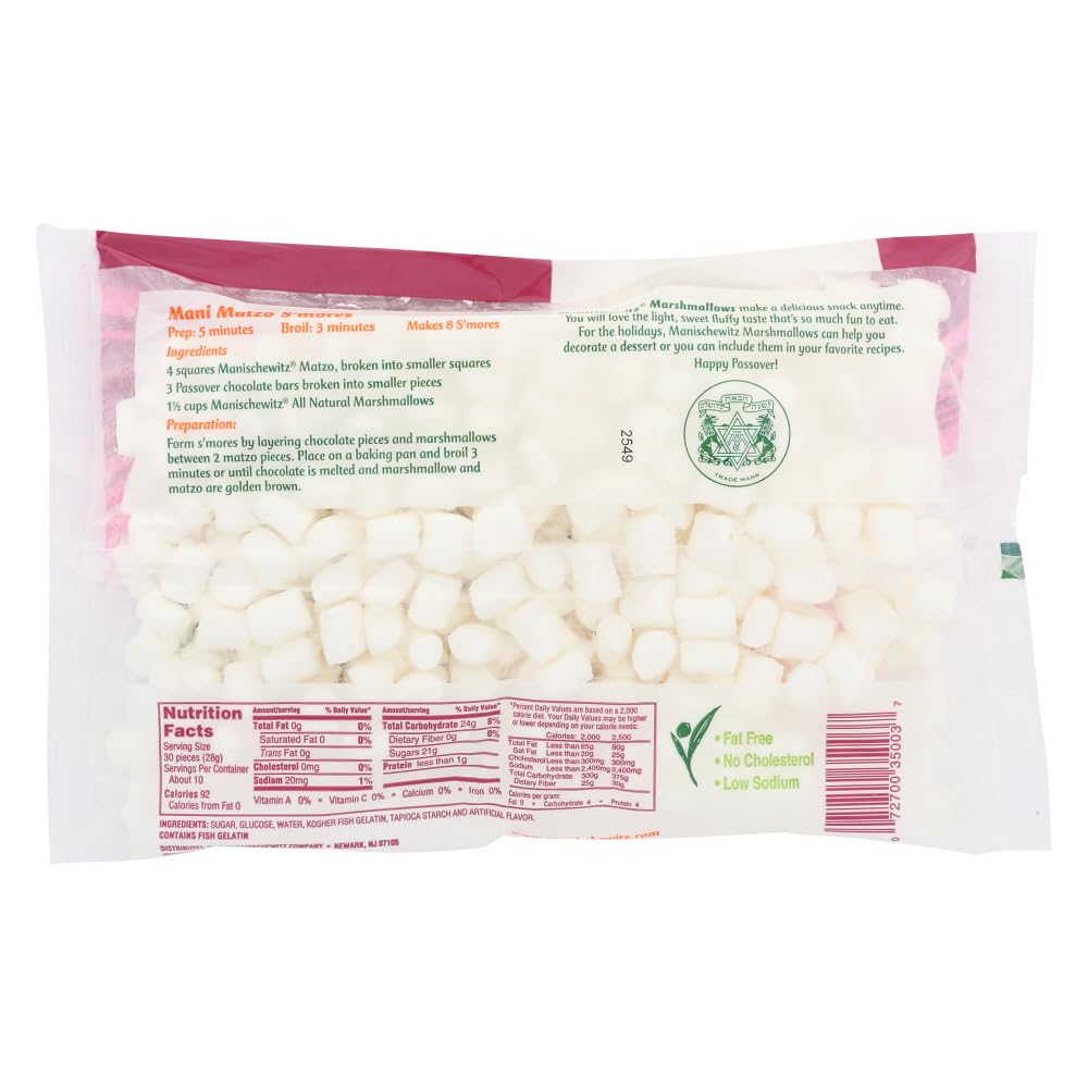 Manischewitz gluten-free marshmallows melting in hot cocoa