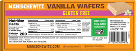 Manischewitz vanilla cream filling wafers cross-section, snack-ready and kosher-friendly.