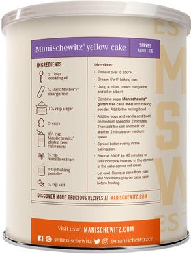 Kosher for Passover packaging by Manischewitz cake meal