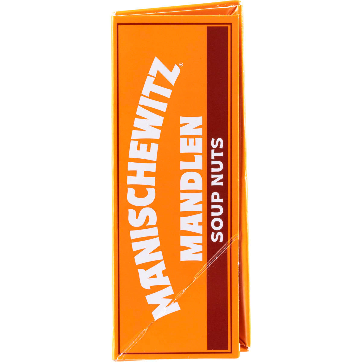 Manischewitz Mandlen Soup Nuts crackers on salad or dessert, versatile topping for texture.