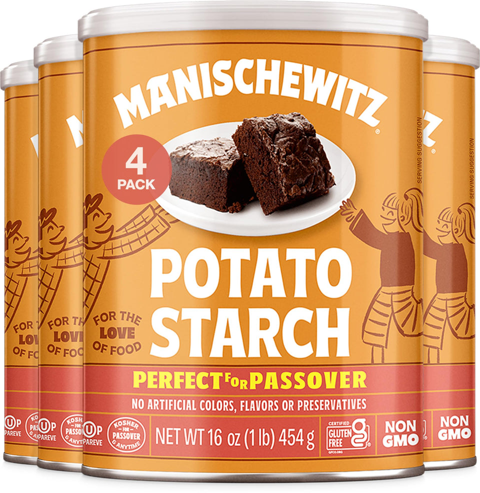 Manischewitz potato starch bulk container for versatile gluten-free baking and thickening