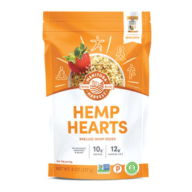 Manitoba Harvest Hemp Hearts 8oz pack, an easy plant protein option.