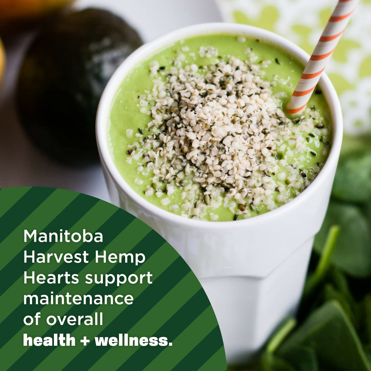 Manitoba Harvest Organic Hemp Hearts on oatmeal offer crunch and fiber-friendly nutrition