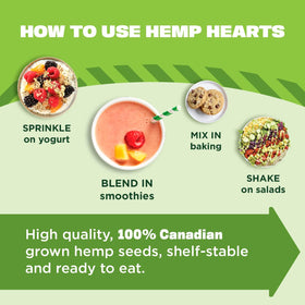 Manitoba Harvest Organic Hemp Hearts in a smoothie deliver omega-3 and protein boost
