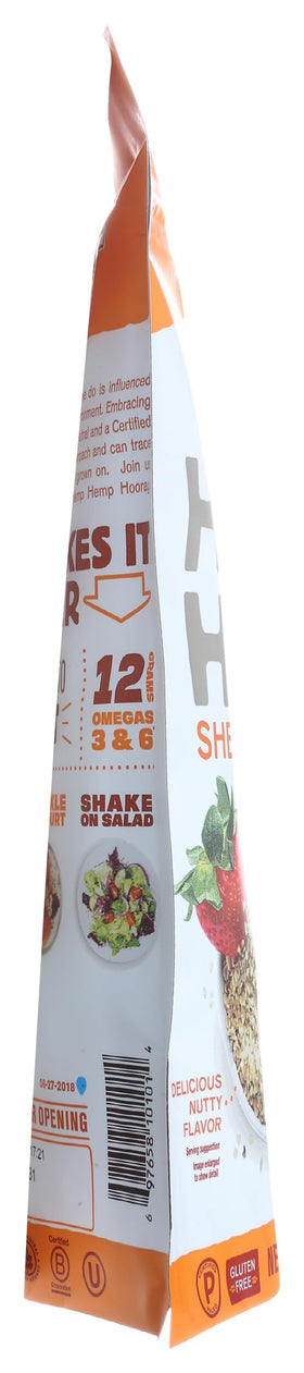 Manitoba Harvest shelled hemp seeds in a kitchen scene for quick meals