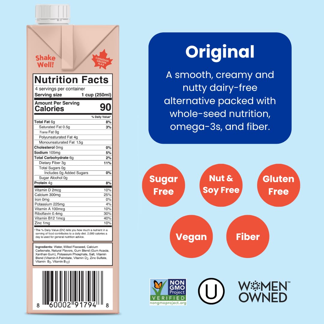 Manitoba Milling flax milk coffee creamer ready to boost flavor