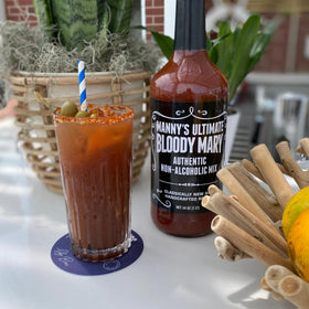 Manny's Ultimate Bloody Mary mason jar serves as versatile gifting option.