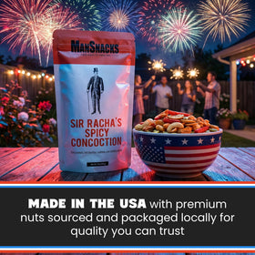ManSnacks honey I'm home nuts bag, warm sweetness notes.