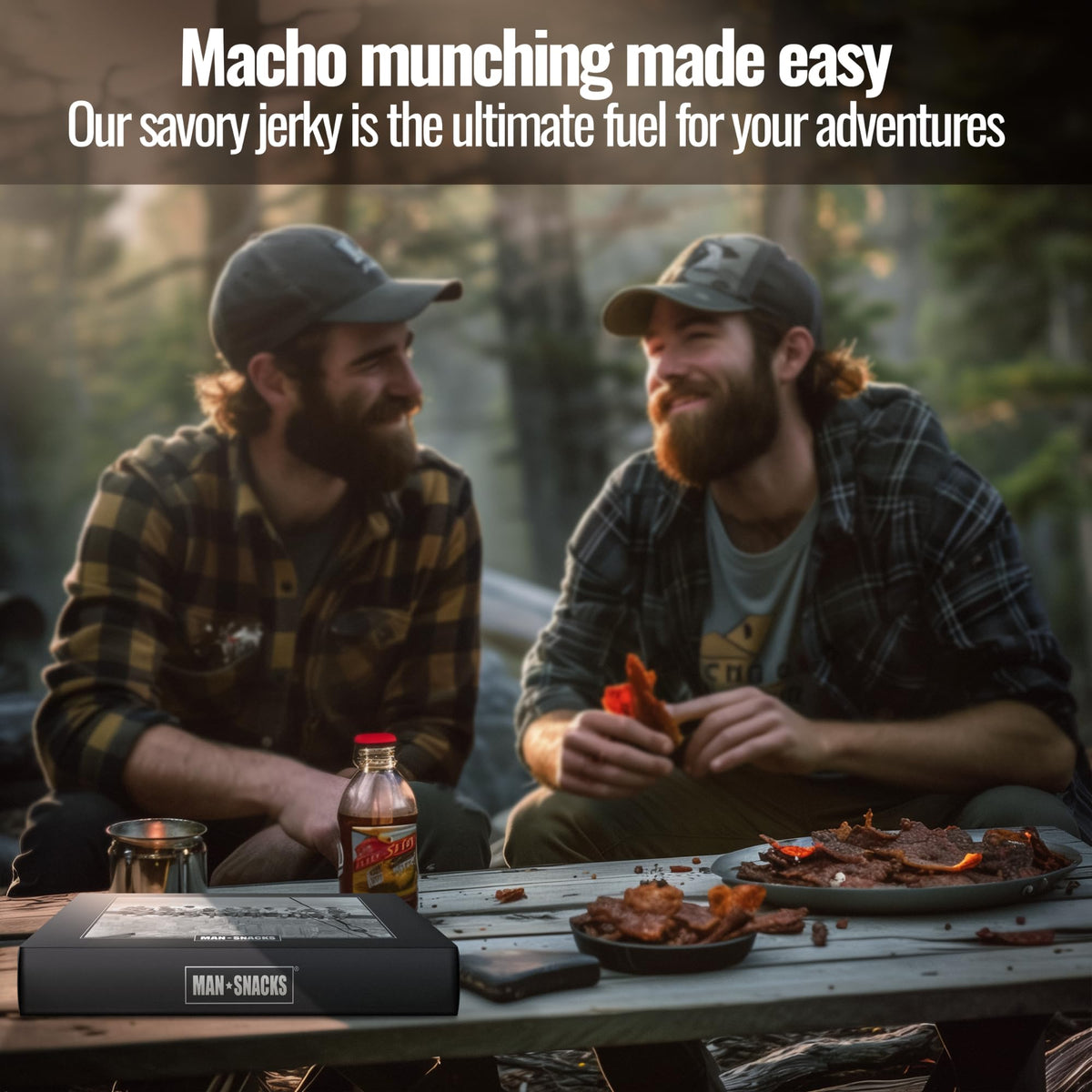 ManSnacks turkey sticks lighter option for road trips and picnics