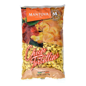 Mantova Cheese Tortellini in 2-2lb pack, ready for quick weeknight meals.