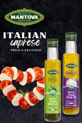 Mantova chili olive oil bottle delivers a gentle kick for pizzas and pasta.