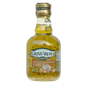 Mantova Garlic Grand'Aroma oil bottle ready for kitchen use with rich aroma