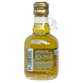 Mantova Garlic Grand'Aroma glass bottle showcasing garlic infusion and clarity