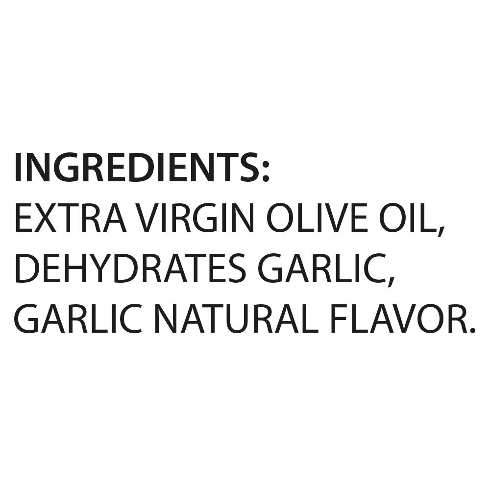 Mantova Garlic Grand'Aroma oil drizzled over pasta for enhanced flavor