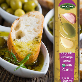 Mantova Garlic-infused Olive Oil for dipping Italian bread