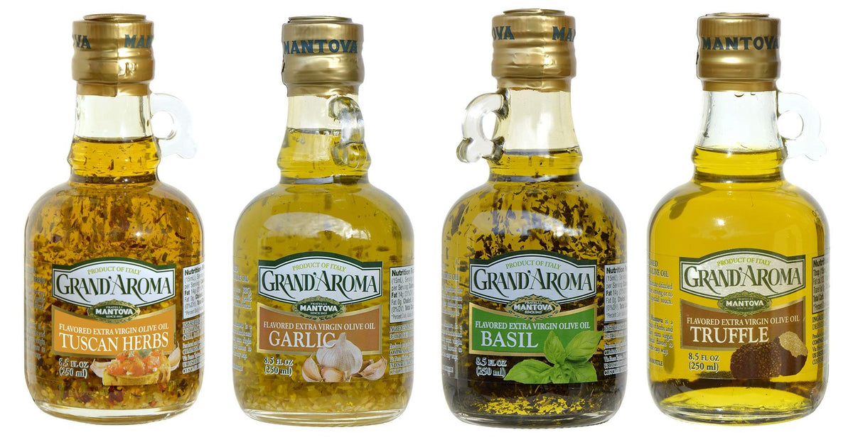 Mantova Grand’Aroma Garlic bottle delivers savory depth for roasting meats
