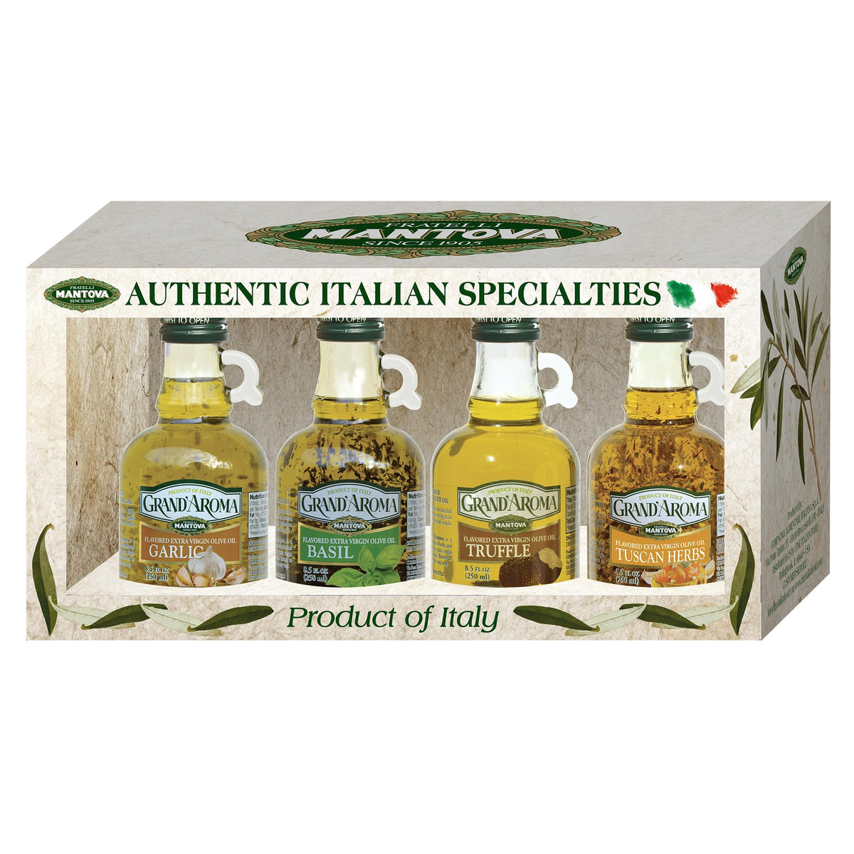 Mantova Grand’Aroma Tuscan Herb bottle for grilled vegetables